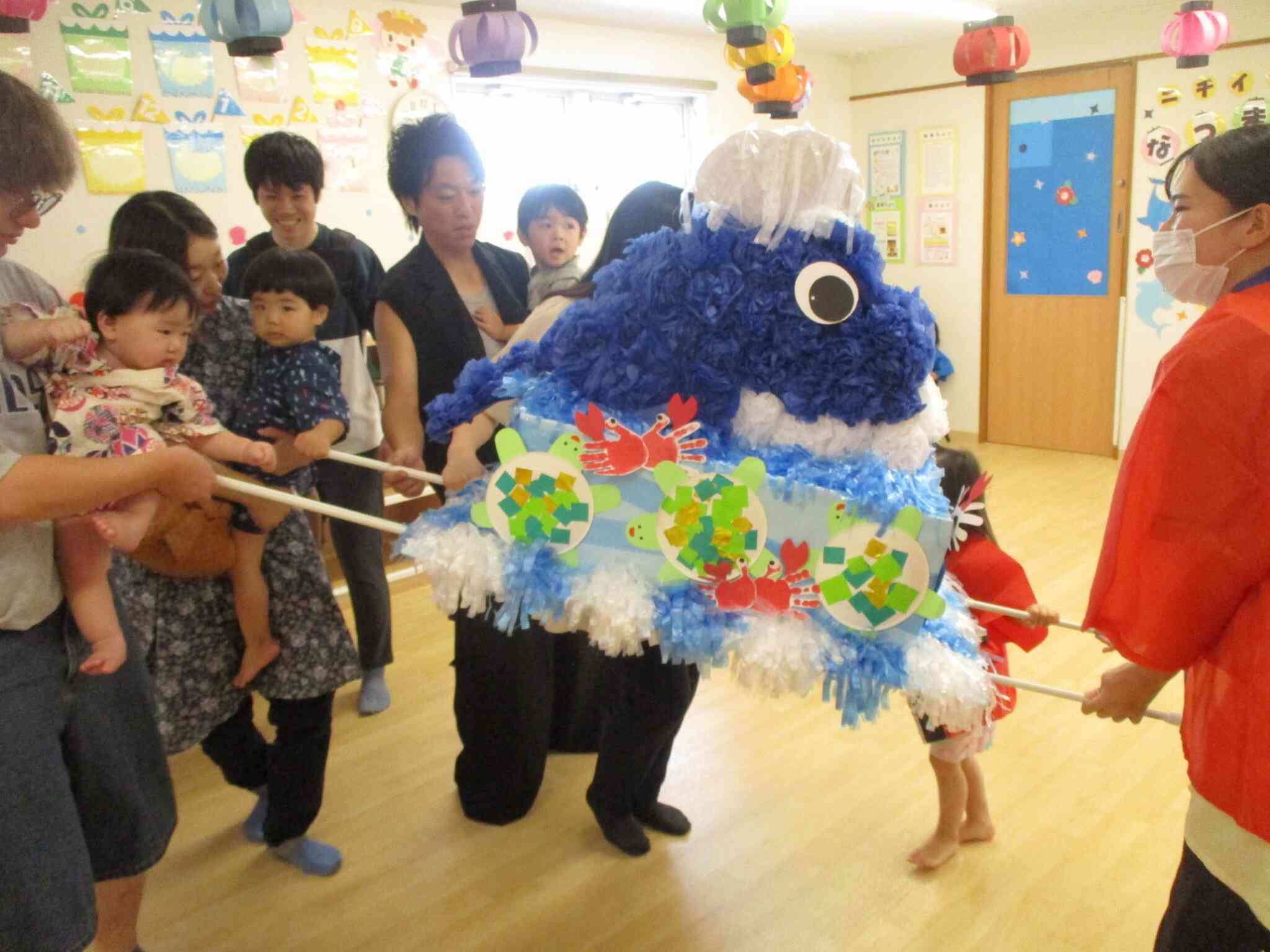 親子で夏まつり①｜ニチイキッズふくい北四ツ居保育園｜ニチイキッズ